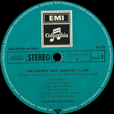 The Golden Gate Quartet - Live (LP, Special Ed.) (gebraucht VG)