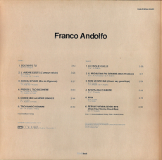 Franco Andolfo - Franco Andolfo (LP, Club Edition) (gebraucht VG+)