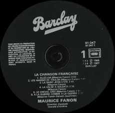 Maurice Fanon - La Chanson Francaise (LP, Compilation) (gebraucht VG)
