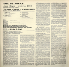 Emil Petrovics - Jns Knyve - Oratrium - The Book Of Jonah - Oratorio (LP, Album) (gebraucht VG)