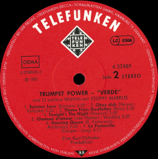 Stoppy Markus - Trumpet Power (LP, Compilation) (gebraucht VG-)