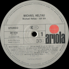 Michael Heltau - Ich Bin (LP, Album, Club) (gebraucht VG)