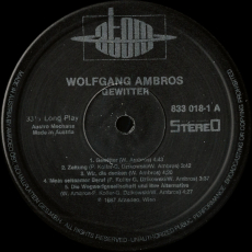 Wolfgang Ambros - Gewitter (LP, Album) (gebraucht VG)