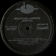 Wolfgang Ambros - Gewitter (LP, Album) (gebraucht VG)