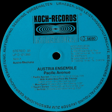 Austria Ensemble Robert Rinner - Pacific Avenue (LP, Vinyl) (used VG+)