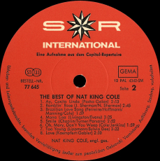 Nat King Cole - The Best Of (LP, Compilation, Austria) (used VG-)