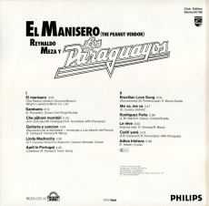 Reynaldo Meza Y Los Paraguayos - El Manisero (The Peanut Vendor) (LP, Club Edition) (used VG)