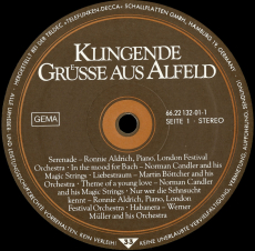 VARIOUS - Klingende Gruesse Aus Alfeld (LP, Compilation) (used VG+)