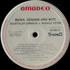 Sulmtaler Dirndln - Musik Gesang und Witz (LP, Album, Club) (gebraucht VG)