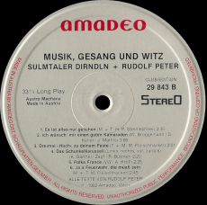 Sulmtaler Dirndln - Musik Gesang und Witz (LP, Album, Club) (used VG)