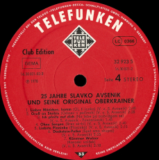 Slavko Avsenik Und Seine Original Oberkrainer (3LP, Vinyl, Club) (used VG)