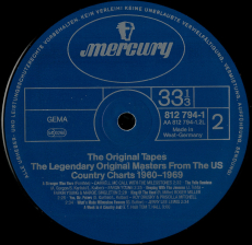 VARIOUS - The Original Tapes - The Legendary Original Masters (LP, Compilation) (gebraucht VG-)