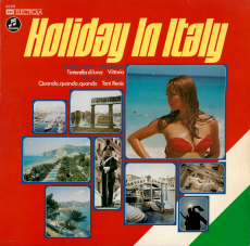 VARIOUS - Holiday In Italy (LP, Compilation) (used VG)