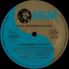 Various - From Broadway To Hollywood (2LP, Compilation) (used VG)