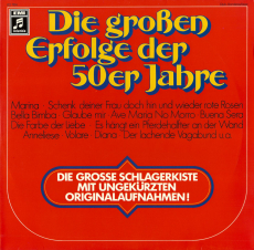 VARIOUS - Die groen Erfolge der 50er Jahre (2LP, Compilation, Club) (gebraucht VG)