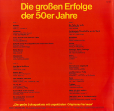 VARIOUS - Die groen Erfolge der 50er Jahre (2LP, Compilation, Club) (used VG)