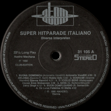 VARIOUS - Super Hitparade Italiano (LP, Compilation, Club) (gebraucht VG)