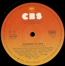 VARIOUS - Lonesome Cowboy - The Best Of Country & Western (2LP, Club) (used VG)