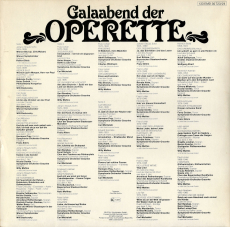 VARIOUS - Galaabend der Operette (2LP, Compilation) (gebraucht VG)
