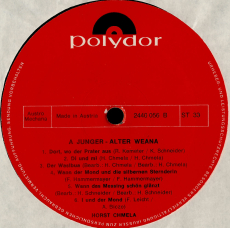 Horst Chmela - A junger-alter Weana (LP, Album, signed) (used Akzept.)