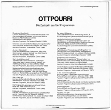 Elfriede Ott - OTTPOURI (LP, Club Ed.) (used VG+)