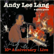 Andy Lee Lang - 10th Anniversary - Live (CD, Album, signiert) (gebraucht VG)