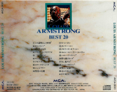 Louis Armstrong - Best 20 (CD, Compilation, Japan, OBI) (used VG+)