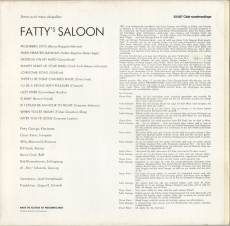 Fatty George - Fattys Saloon (LP, Album, Club Edition) (used VG)