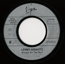 Lenny Kravitz - Always On The Run (Vinyl, 7) VG