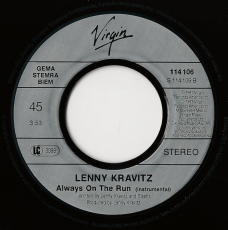 Lenny Kravitz - Always On The Run (Vinyl, 7) VG