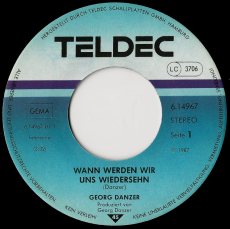 Georg Danzer - Wann Werden Wir Und Wiedersehen (Vinyl, 7) (gebraucht G+)
