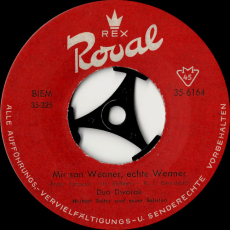 Duo Dworak - Net Jeder Kann A Weaner Sein / Mir San Weaner, Echte Weana (Vinyl, 7) (gebraucht G+)