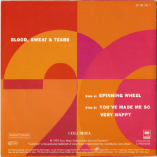 Blood, Sweat And Tears - Spinning Wheel / Youve Made Me So Very Happy (Vinyl, 7, Promo) (used G)