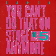 Frank Zappa - You Cant Do That On Stage Anymore Vol. 5 (2CD, Album, Re) VG