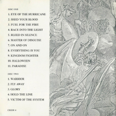 Impellitteri - Eye Of The Hurricane / Victim Of The System (2CD, Album) (VG)