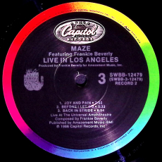 Maze Featuring Frankie Beverly - Live In Los Angeles (2LP, Album, OIS) (VG)