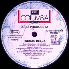 Joesi Prokopetz - Tschau Bella (LP, Album, Lyrics) (VG)