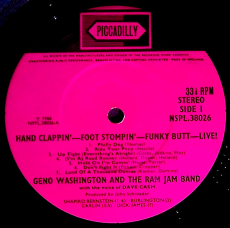 Geno Washington & The Ram Jam Band - Hand Clappin Foot Stompin Funky-Butt... Live! (LP, OIS) (VG-)