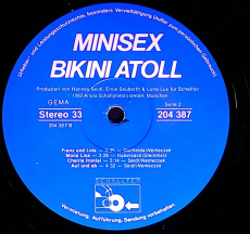 Minisex - Bikini Atoll (LP, Album, Reissue) (G)