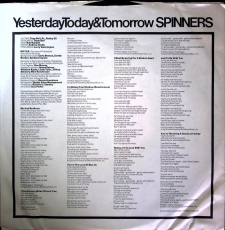 Spinners - Yesterday, Today & Tomorrow (LP, Album, OIS) (G+)