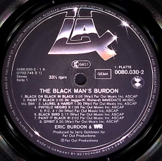 Eric Burdon And War - The Black-Mans Burdon (2LP, Album, FOC, Reissue) (VG-)