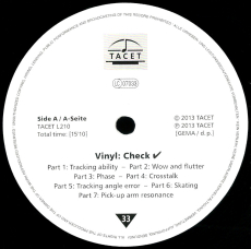 Vinyl: Check (LP, Non-music, Technical) (used VG+)