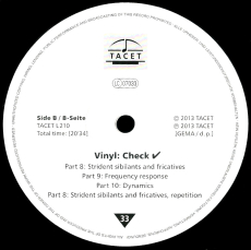 Vinyl: Check (LP, Non-music, Technical) (gebraucht VG+)