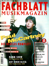 Fachblatt MusikMagazin Nr. 3/96 (gebraucht VG)