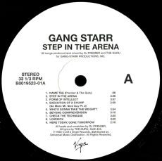 Gang Starr - Step In The Arena (LP, Album, Reissue, 180g) (gebraucht VG)