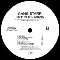 Gang Starr - Step In The Arena (LP, Album, Reissue, 180g) (used VG)