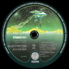 Status Quo - Blue For You (LP, Album, Austria) (used VG-)