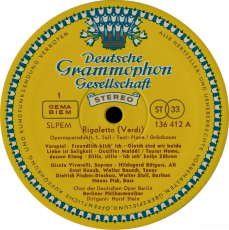 Giuseppe Verdi - Rigoletto (in deutsch gesungen) (LP, Album) (gebraucht VG)