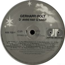Gerhard Polt - DAnni Hat GSagt (LP, Album) (used VG)