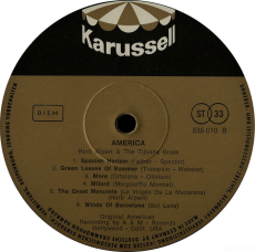 Herb Alpert & The Tijuana Brass - America (LP, Comp.) (used VG)